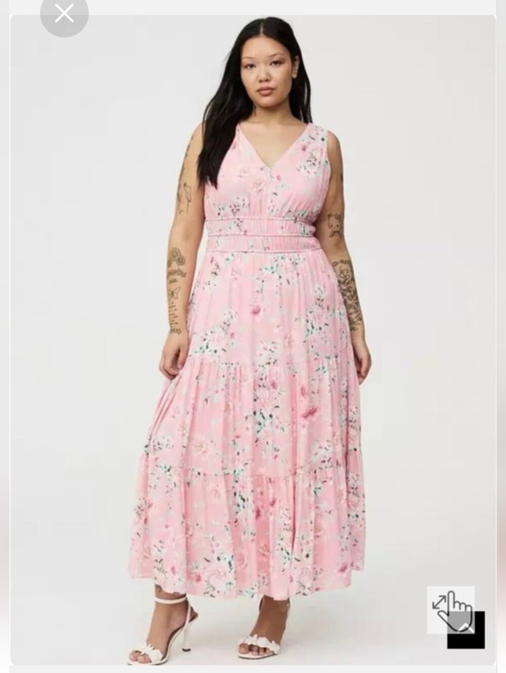 Torrid Tiered Gauze Maxi Dress
